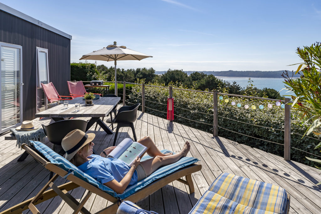 Mobil-home PREMIUM – 2 chambres – vue mer