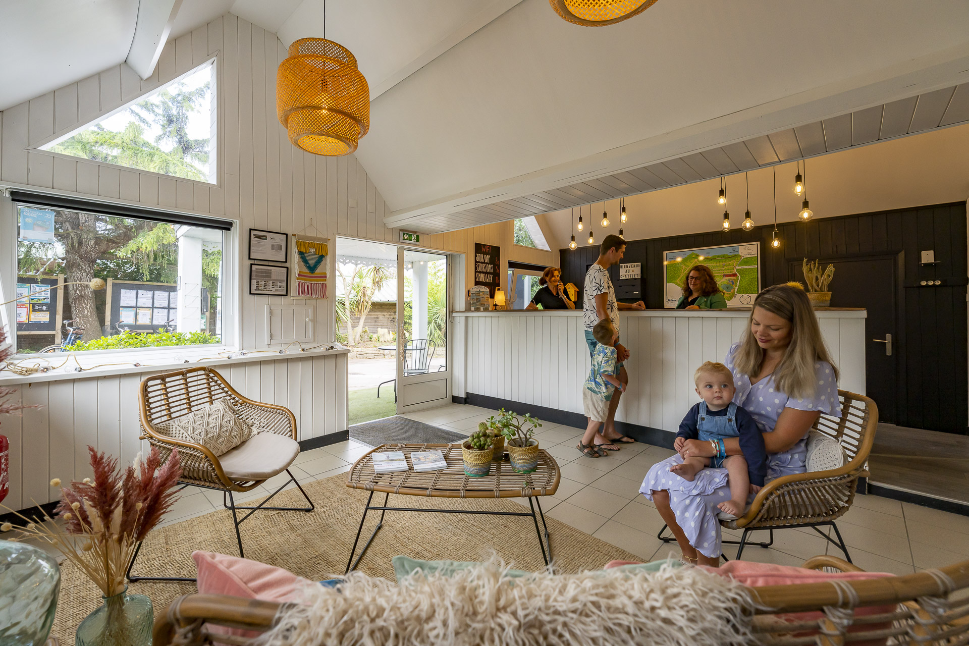 Accueil du camping Le Châtelet