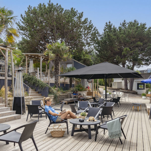 Espace de restauration au camping Le Châtelet