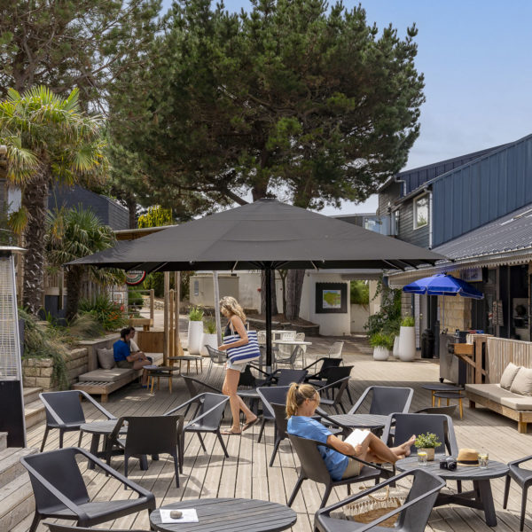 Espace de restauration au camping Le Châtelet