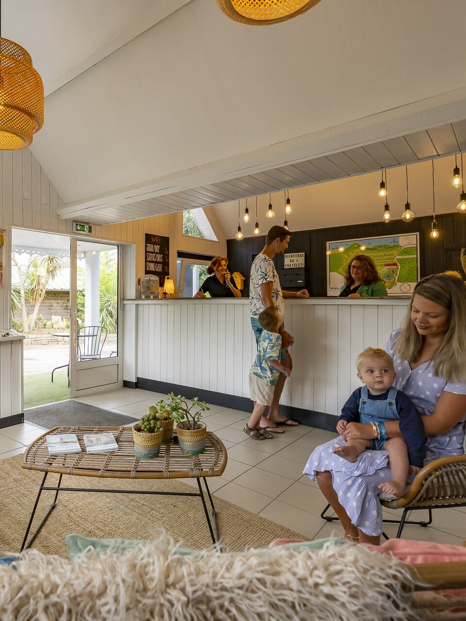 Startseite des Campingplatzes Le Châtelet